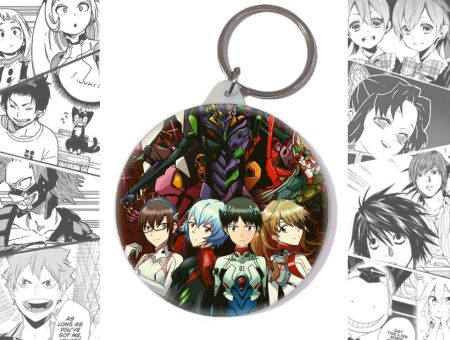 Брелок Євангеліон Evangelion Сіндзі Ікарі, Марі , Рей та Аска BR-58-002064 