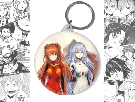 Брелок Євангеліон Evangelion Рей та Аска BR-58-002065 