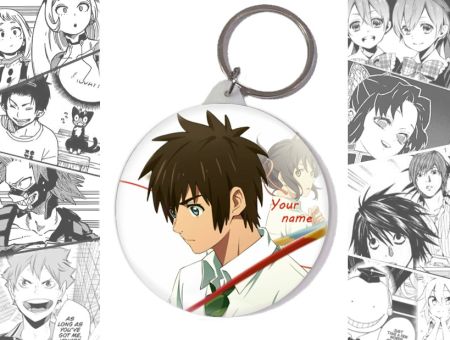 Брелок Твоє ім'я Your Name Міцуха Міямідзу , Такі Татібана BR-58-002119