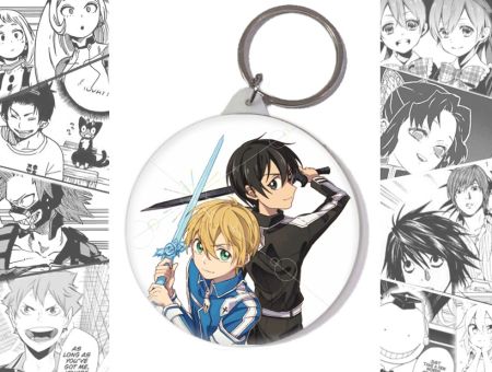 Брелок Майстер меча онлайн Sword Art Online Кіріто та Юджіо BR-58-002154