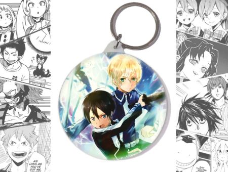 Брелок Мастер меча онлайн Sword Art Online Кирито и Юджио BR-58-002155