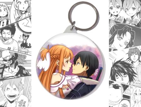 Брелок Мастер меча онлайн Sword Art Online Кирито и Асуна BR-58-002157