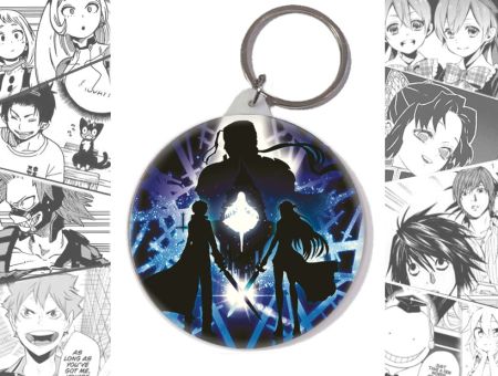 Брелок Мастер меча онлайн Sword Art Online Кирито и Асуна BR-58-002159