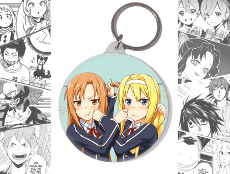 Брелок Мастер меча онлайн Sword Art Online Алиса и Асуна BR-58-002190