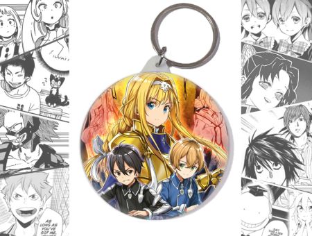 Брелок Мастер меча онлайн Sword Art Online Кирито , Юджио, Алиса BR-58-002191