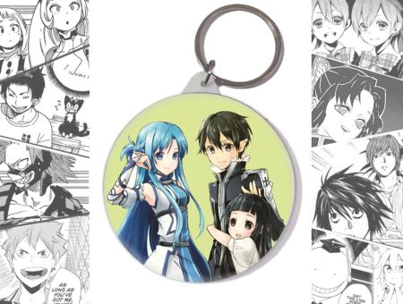 Брелок Майстер меча онлайн Sword Art Online Кіріто, Асуна , Юї BR-58-002210