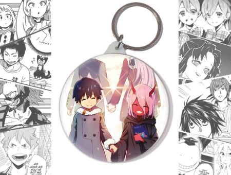 Брелок Код 002 та Хіро Милий во Франксу Darling in the Franxx BR-58-002257 