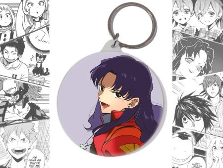 Брелок Євангеліон Evangelion Місато Кацурагі BR-58-002398 Круглий