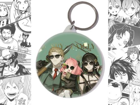 Брелок Сім'я шпигуна Spy x Family Аня, Ллойд та Йор . BR-58-002524 