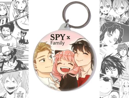 Брелок Сім'я шпигуна Spy x Family Аня, Ллойд та Йор . BR-58-002528 