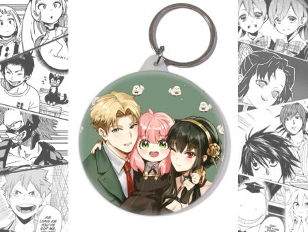 Брелок Сім'я шпигуна Spy x Family Аня, Ллойд та Йор . BR-58-002531 