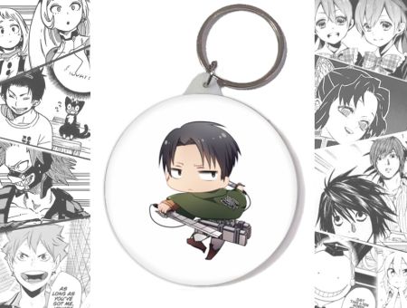 Брелок Атака Титанов Леви Attack on Titan BR-58-002859