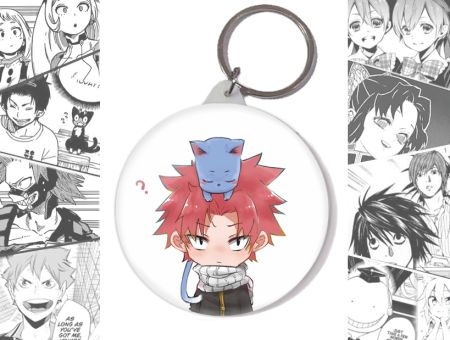брелок Нацу та Хеппі Хвіст Феї Fairy Tail BR-58-002959
