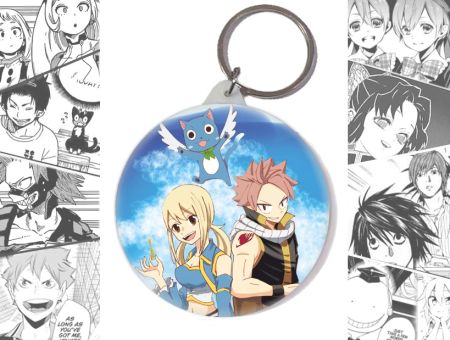 брелок Люсі , Нацу та Хеппі Хвіст Феї Fairy Tail BR-58-002967