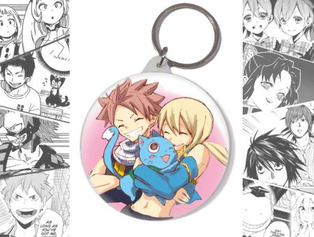 брелок Люсі , Нацу та Хеппі Хвіст Феї Fairy Tail BR-58-002979