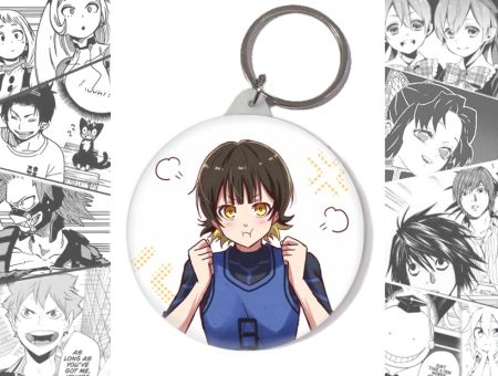 Брелок Мегуру Бачіра Синя в'язниця Blue Lock BR-58-003022