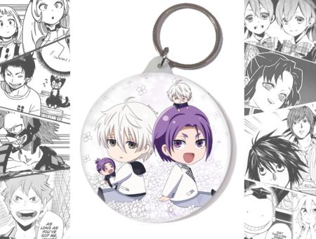 Брелок Сейсіро Нагі з Рео Мікаге Синя в'язниця Blue Lock BR-58-003031 Круглий