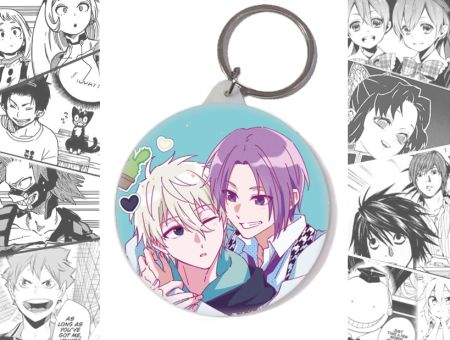 Брелок Сейсіро Нагі з Рео Мікаге Синя в'язниця Blue Lock BR-58-003032 Круглий