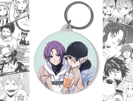 Брелок Сейсіро Нагі з Рео Мікаге Синя в'язниця Blue Lock BR-58-003033 Круглий