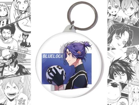 Брелок Рео Мікаге Синя в'язниця Blue Lock BR-58-003055 Круглий