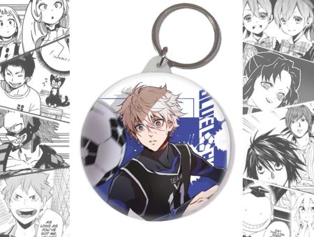 Брелок Сейсіро Нагі Синя в'язниця Blue Lock BR-58-003056 Круглий