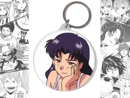 Брелок Євангеліон Evangelion Місато Кацурагі BR-58-003064 Круглий