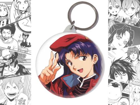 Брелок Євангеліон Evangelion Місато Кацурагі BR-58-003067 Круглий