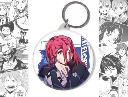 Брелок Хьома Тігірі Синя в'язниця Blue Lock BR-58-003070 Круглий