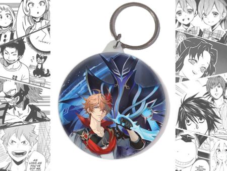 Круглый Брелок Тарталья , Genshin Impact BR-58-003106