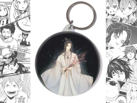 Брелок Хаскі та його Вчитель Білий Кіт BR-58-003149