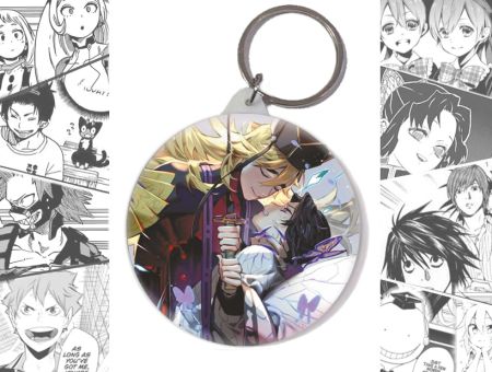 Брелок Доума та Шинобу Клинок, що розтинає демонів Demon Slayer BR-58-003348 Круглий