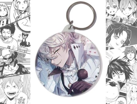 брелок Гоголь Bungo Stray Dogs BR-58-003369 Круглий