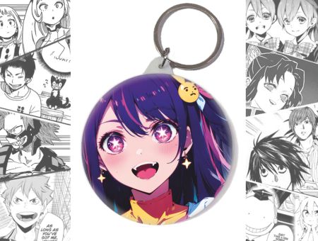 Брелок Ай Хошино Звёздное дитя  Oshi no Ko BR-58-003550 круглый 