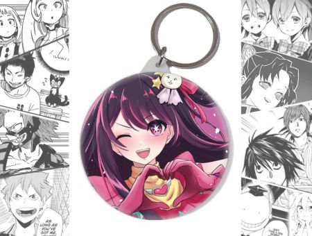 Брелок Ай Хошино Звёздное дитя  Oshi no Ko BR-58-003556 круглый 
