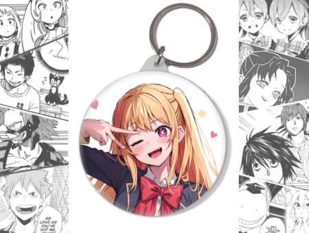 Брелок Руби Звёздное дитя Oshi no Ko BR-58-003569 круглый 