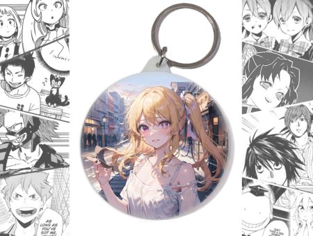 Брелок Руби Звёздное дитя Oshi no Ko BR-58-003570 круглый 