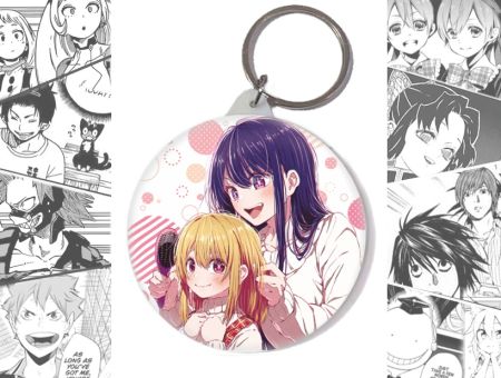 Брелок Ай Хошино с Руби Звёздное дитя Oshi no Ko BR-58-003573 круглый 