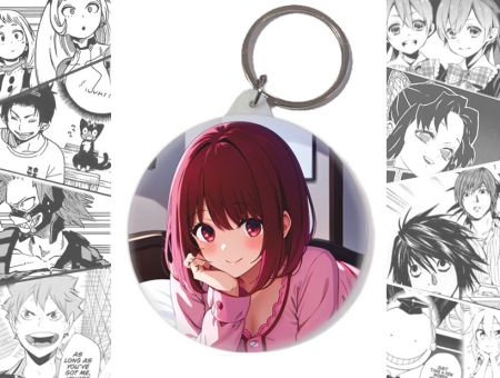 Брелок Кана Звёздное дитя Oshi no Ko BR-58-003574 круглый 