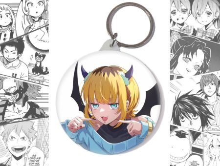 Брелок Мем-Чо Звёздное дитя Oshi no Ko BR-58-003579 круглый 