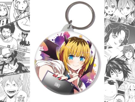 Брелок Мем-Чо Звёздное дитя Oshi no Ko BR-58-003585 круглый 