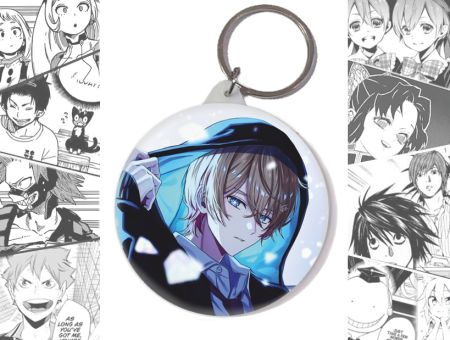 Брелок Аквамарин Звёздное дитя Oshi no Ko BR-58-003589 круглый 