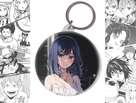 Брелок Акане Звёздное дитя Oshi no Ko BR-58-003595 круглый 