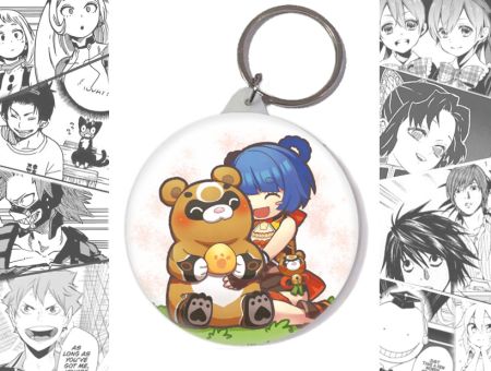 Круглый Брелок Genshin Impact Сян Лин BR-003690