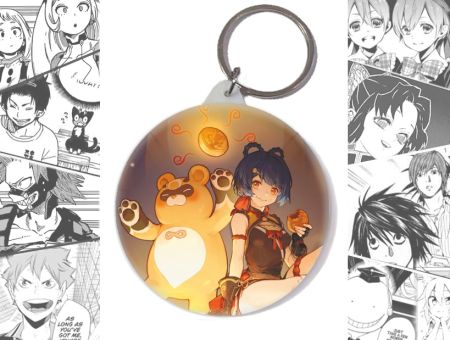 Круглый Брелок Genshin Impact Сян Лин BR-003691