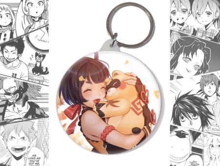 Круглый Брелок Genshin Impact Сян Лин BR-003695