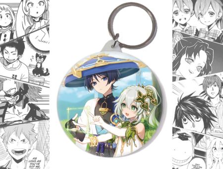 Круглый Брелок Скарамучча Genshin Impact BR-003753 