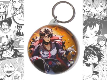 Круглый Брелок Ризли Genshin Impact BR-003754