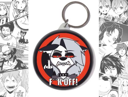 Брелок Helluva Boss BR-58-003816 Круглий