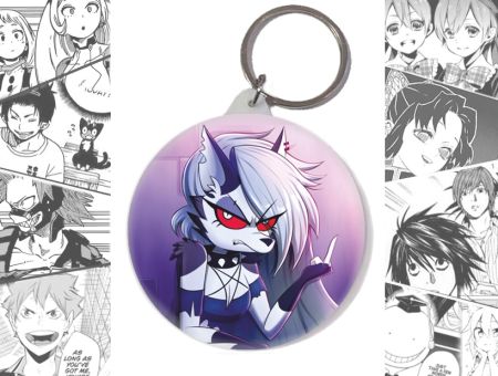 Брелок Helluva Boss BR-58-003818 Круглий