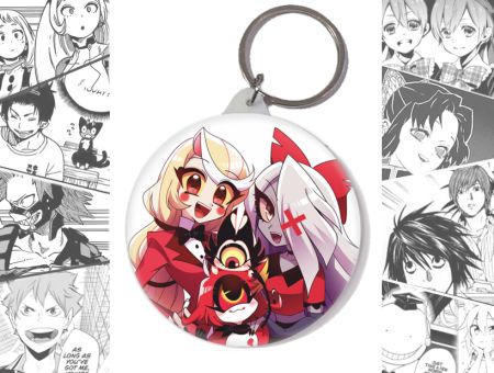 Брелок Отель Хазбин Чарли Вегги Ниффти Hazbin Hotel BR-58-003839